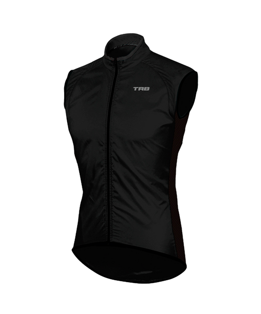 Chaleco ciclismo Force Black Hombre