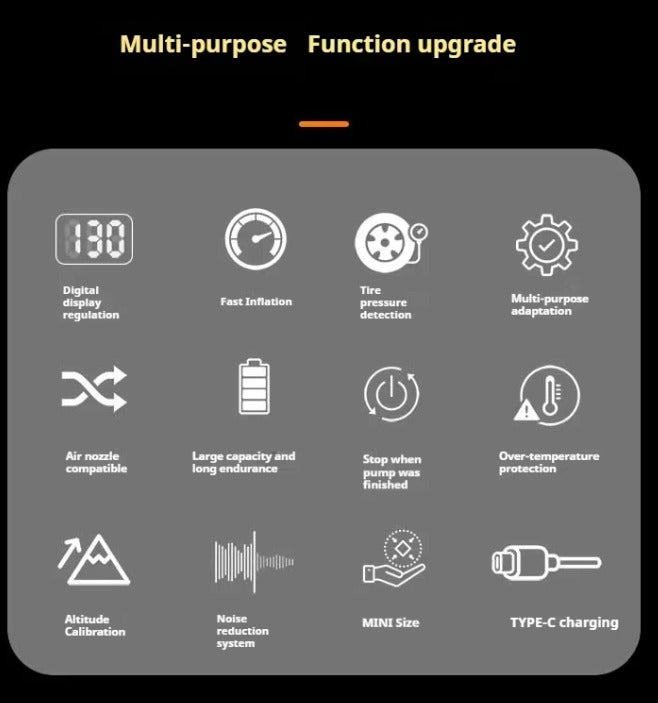 Bomba mini tipo compresor inteligente Enlee