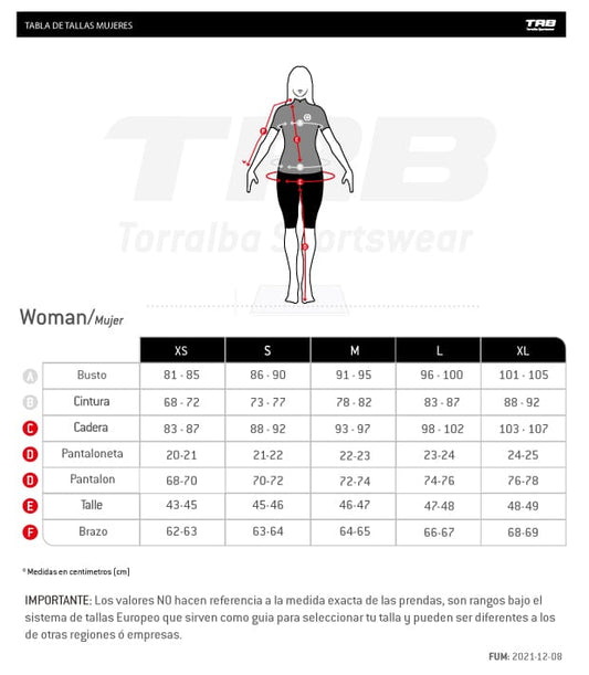 Chaleco ciclismo Force Black Mujer