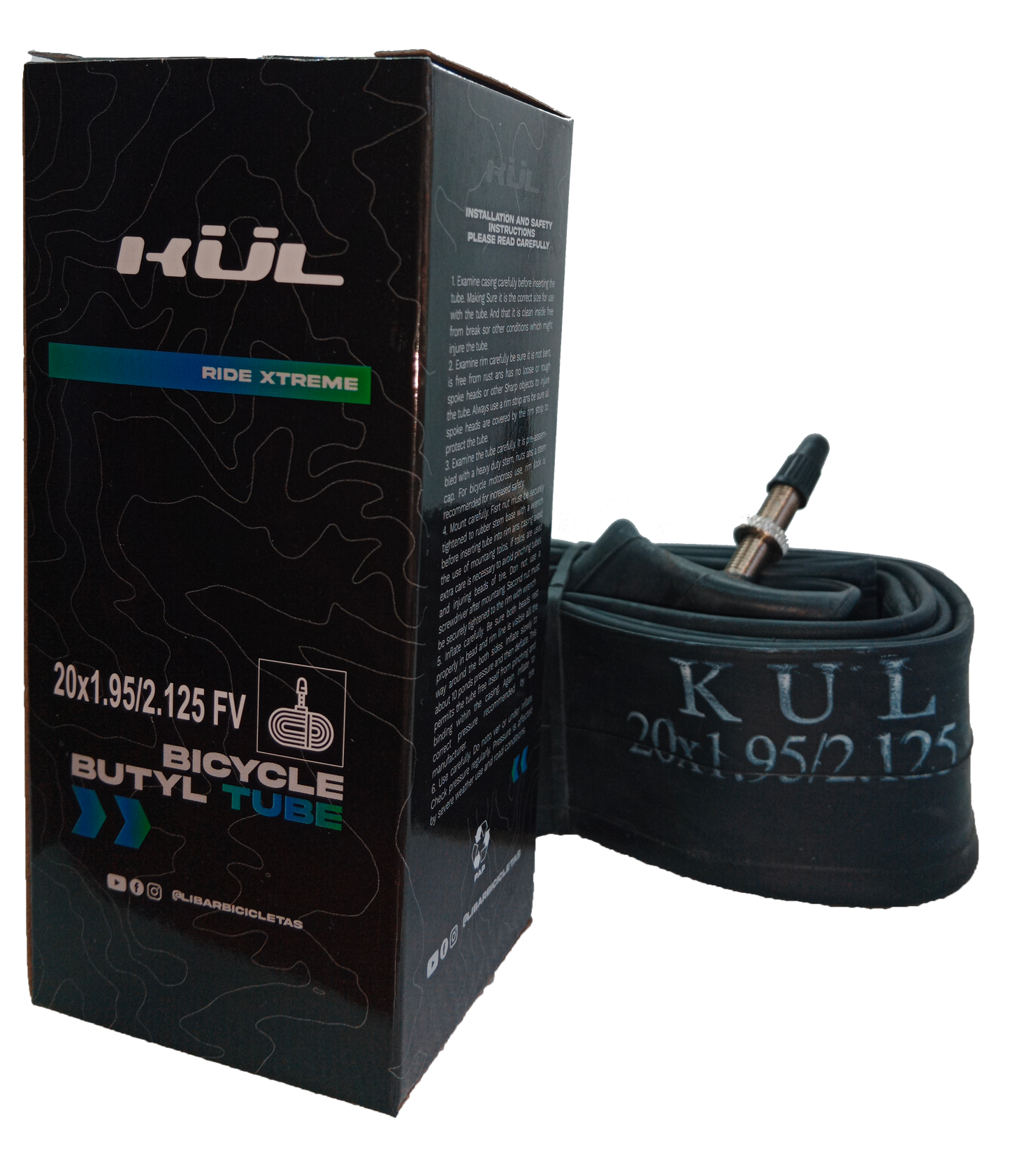 Neumático KÜL 20x1.95/2.125 FV