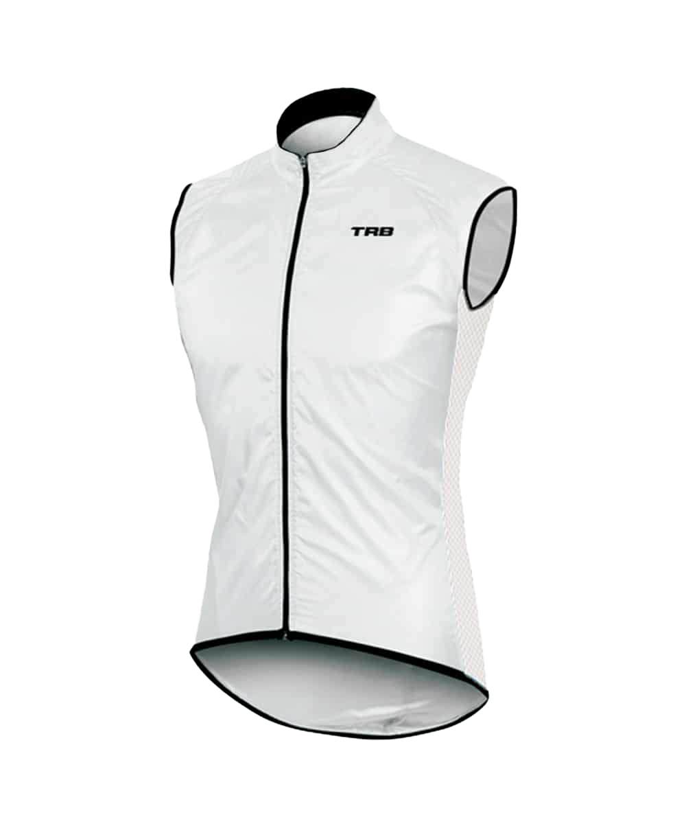 Chaleco ciclismo Force White Hombre