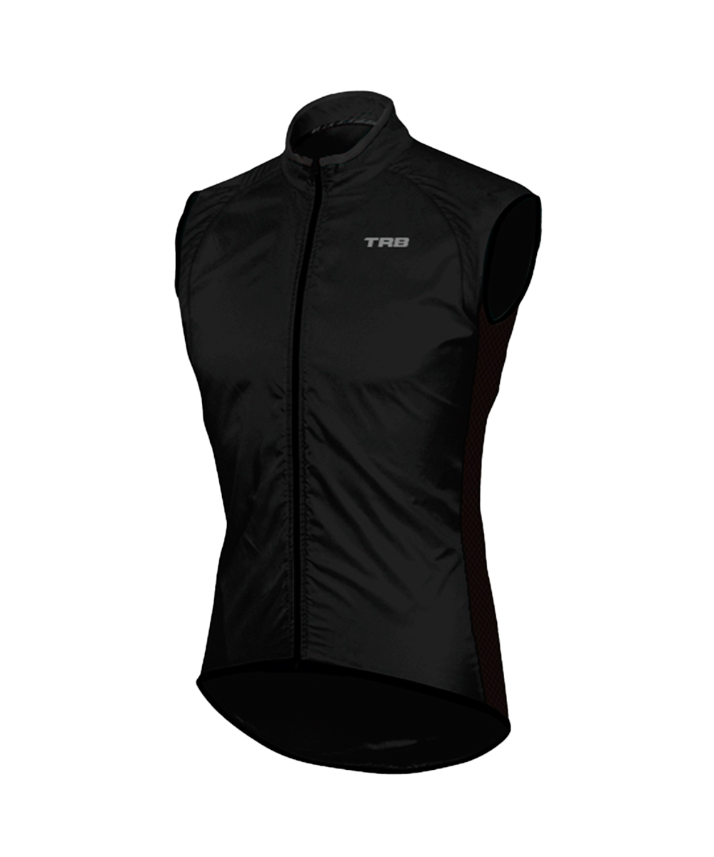 Chaleco ciclismo Force Black Hombre