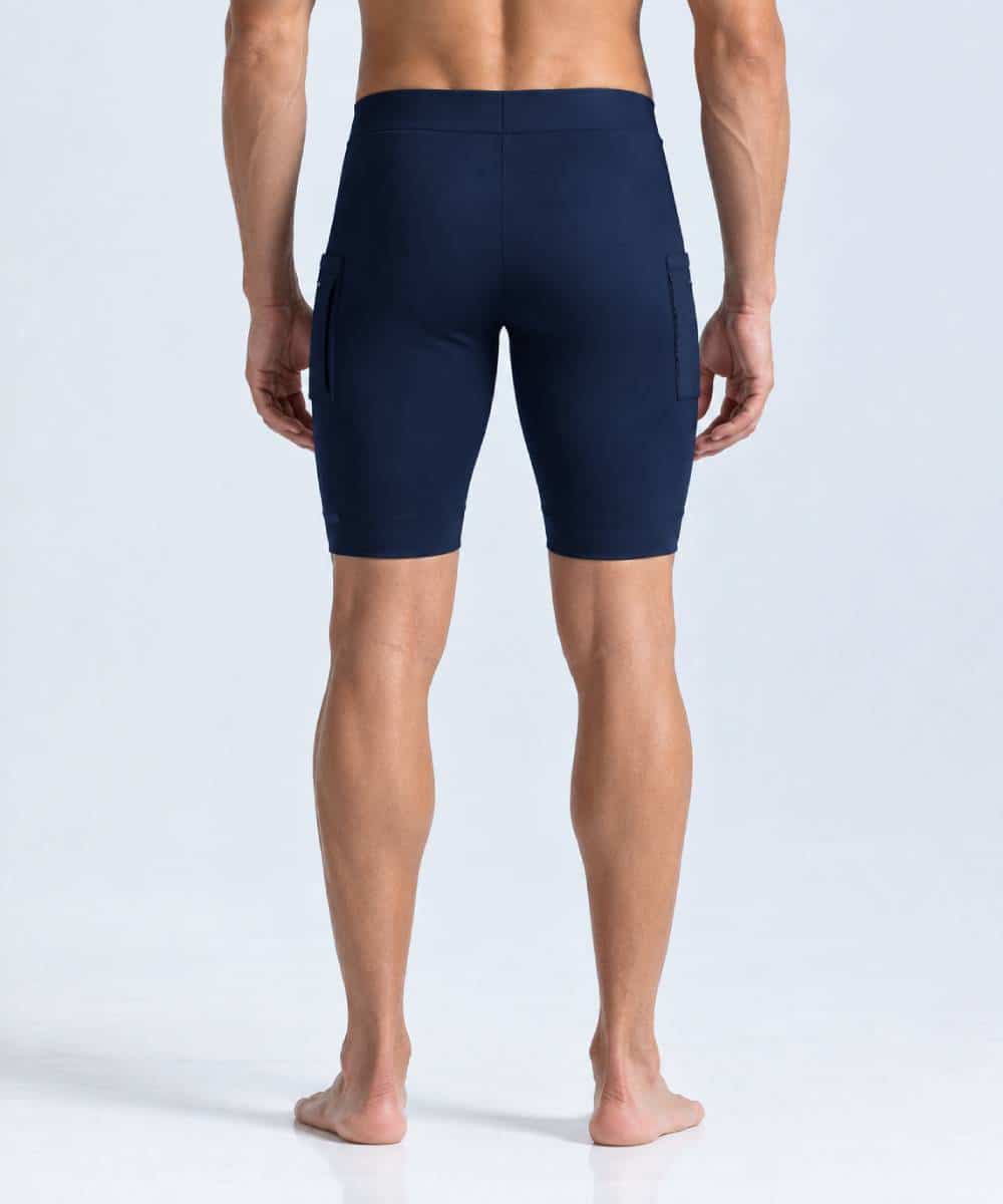 Pantaloneta de Running Azul Hombre