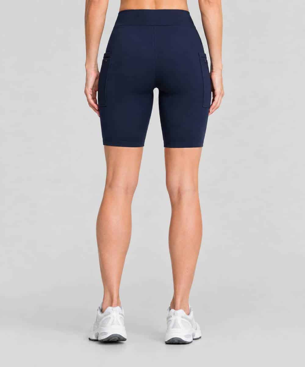 Pantaloneta de Running Azul Mujer
