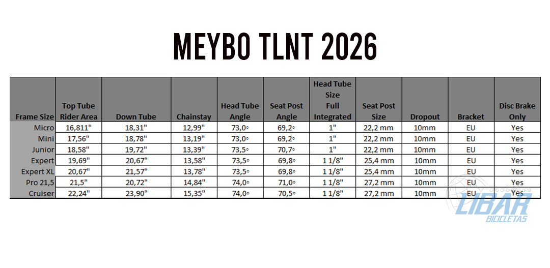 Bicicleta BMX Meybo Mini TLNT 2026 Black/White/Blue