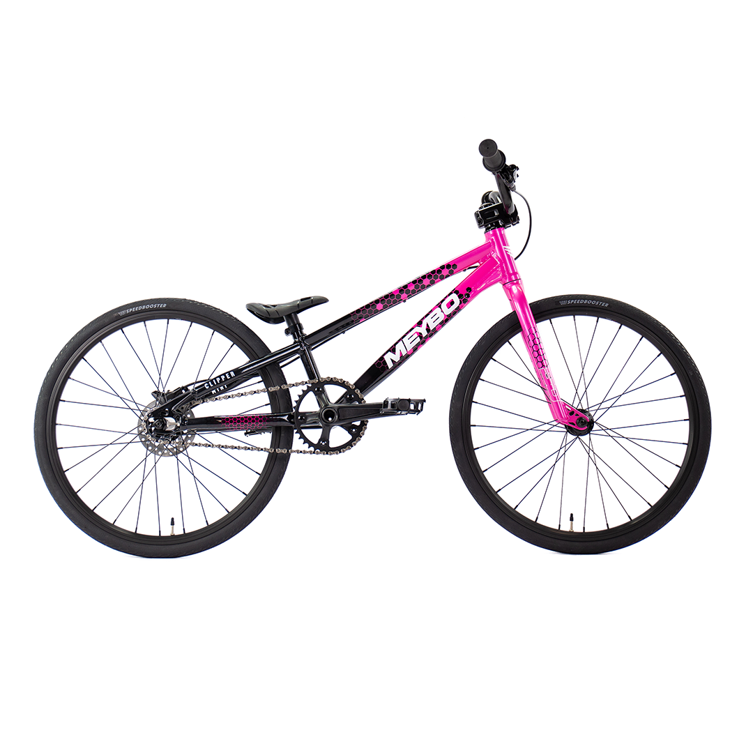 Bicicleta BMX Meybo Mini Clipper2026 Black/Pink/White
