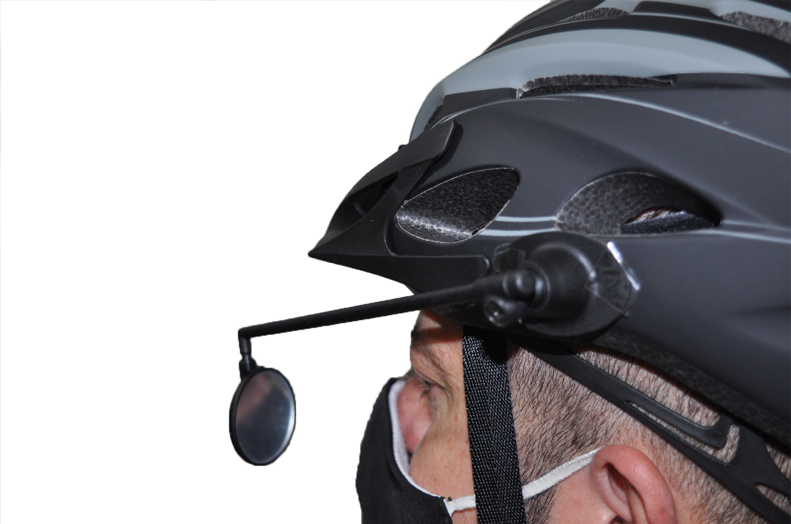 Casco con retrovisor hotsell